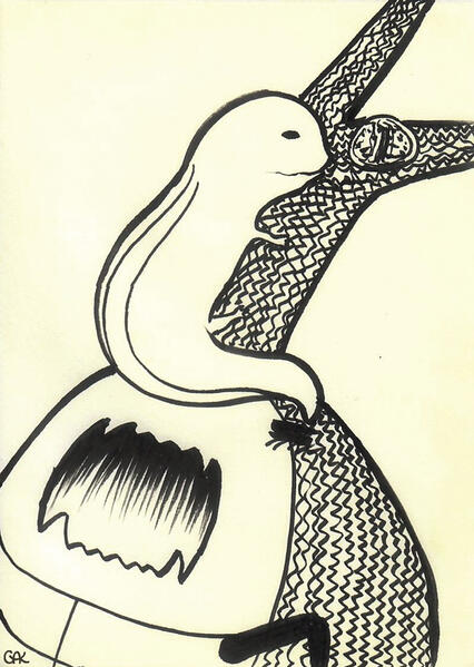 2022 bugged (pen on paper)