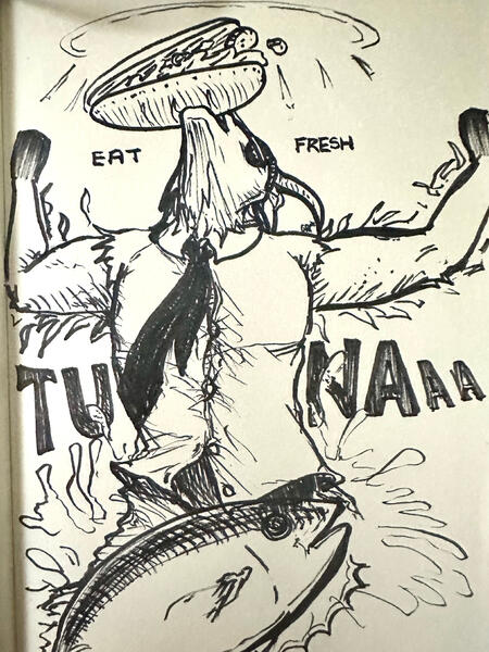 Goatyr's fresh tuna sandwich (2023)