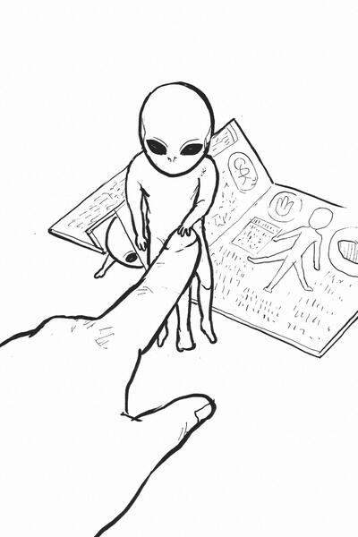 Well met, tiny three-legged aliens (2022)
