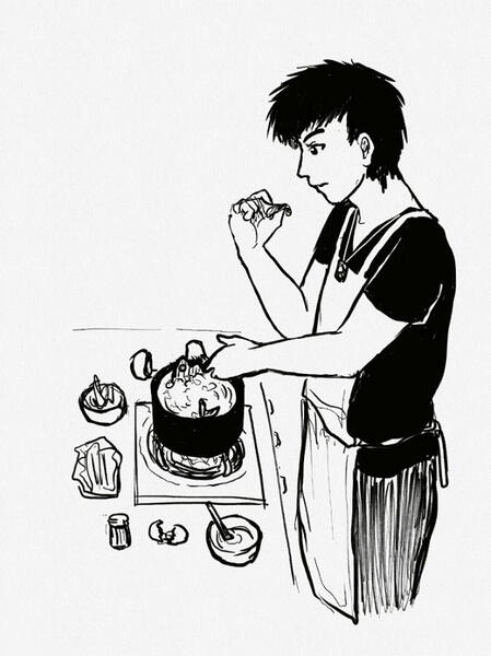 cooking scene