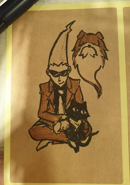 kraft sticker