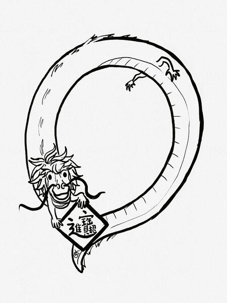 dragon year greeting