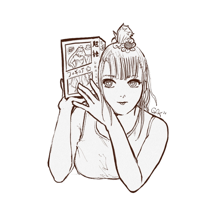 bust-up sketch $20