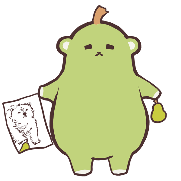 I have a bear, I have a pear, uh, Polpebear (2026) Polpebear is a polar pear bear